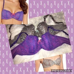 TWO Beautiful Bras 34DDD